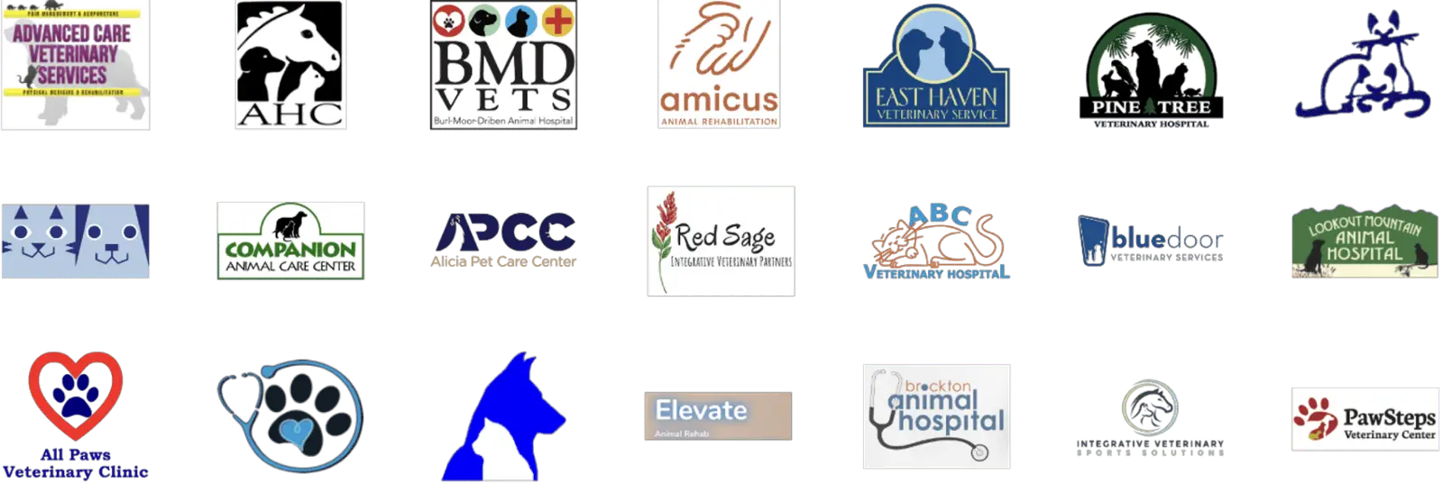 Clinic Logos Grid