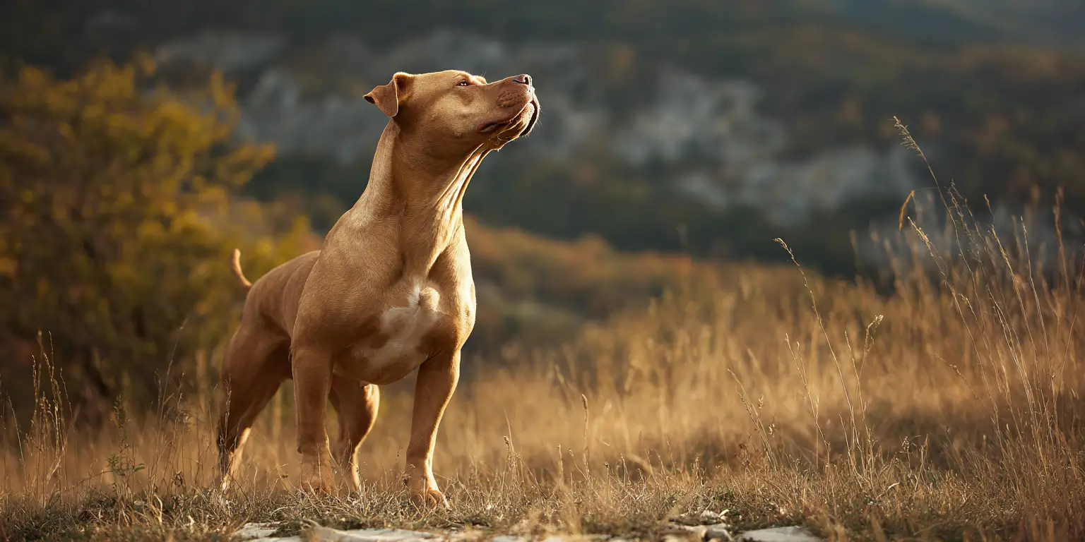 Dog in field