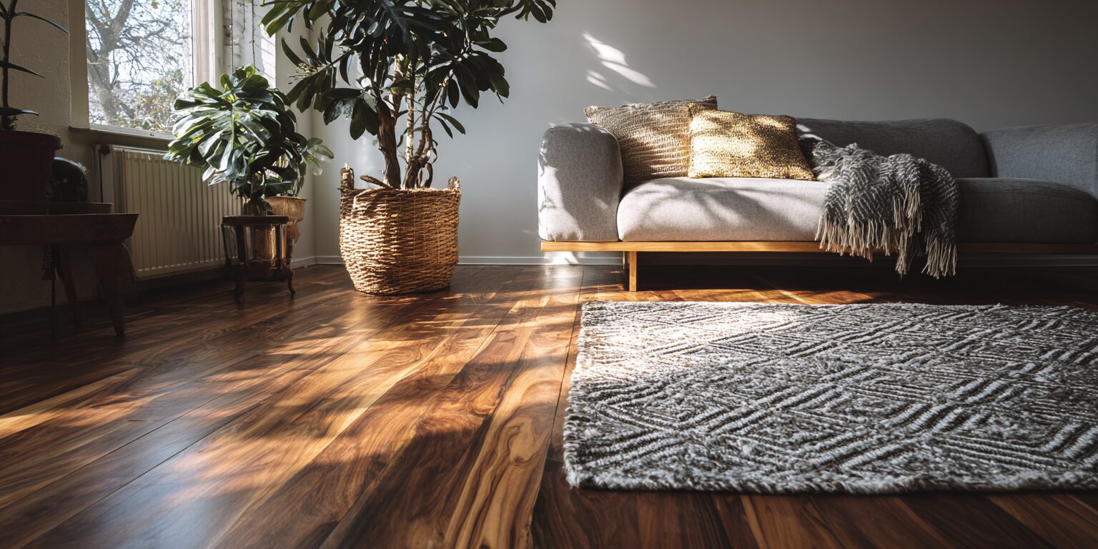 Slippery floors can make dogs tense their muscles and move awkwardly. That can make hip pain worse. Add a Rug